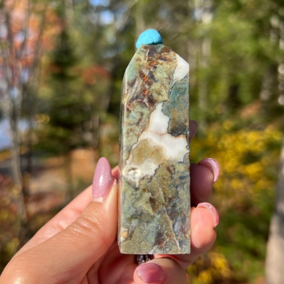 Ocean jasper (2) tower | crystal - Picture 3 of 13